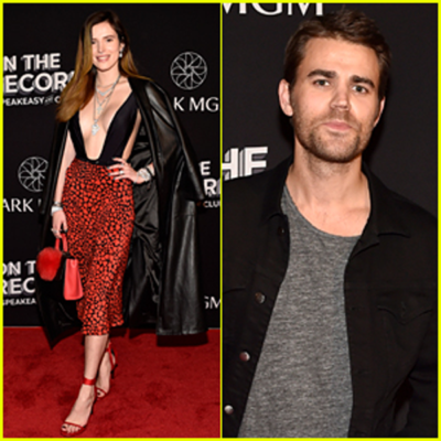 Bella Thorne & Paul Wesley Celebrate On The Record